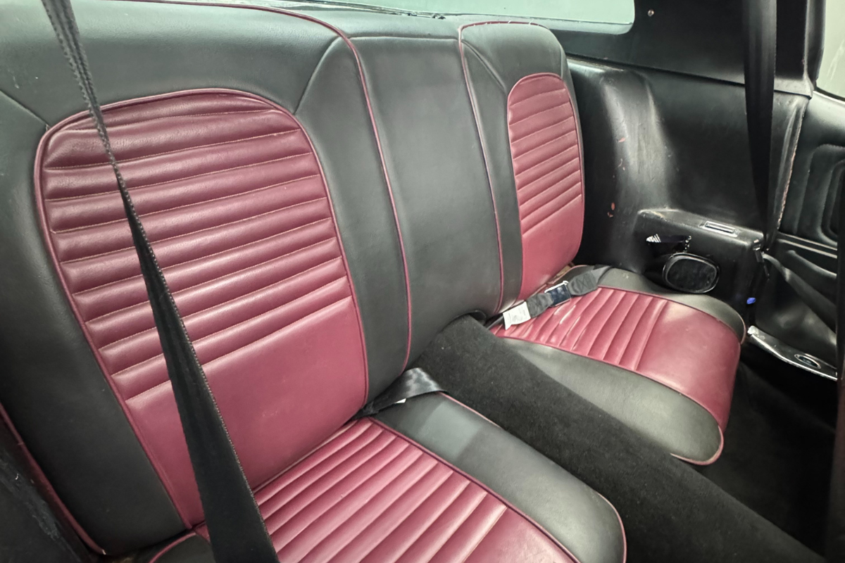 1977 Firebird Rear Seats View