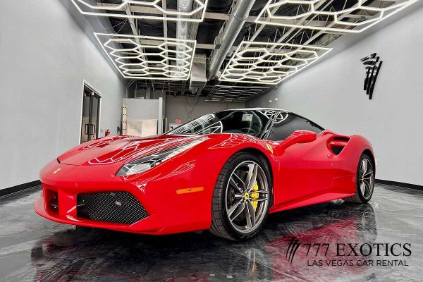 Las-Vegas-Ferrari-488-corner-view-showroom