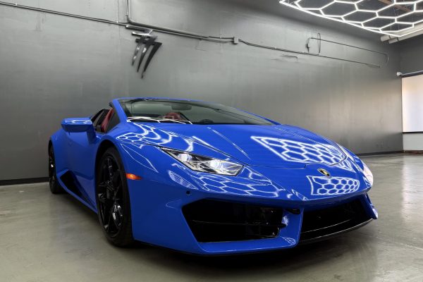 Lamborghini Blue Car