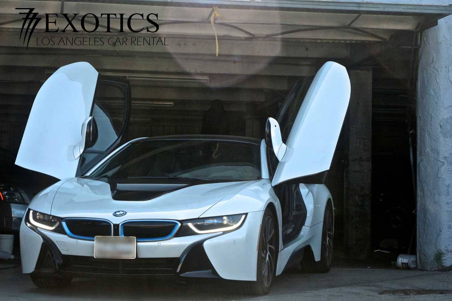 Bmw I8 Front View 777 Exotic Car Rental Los Angeles