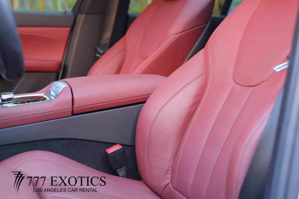 front leather seat of bmw x6