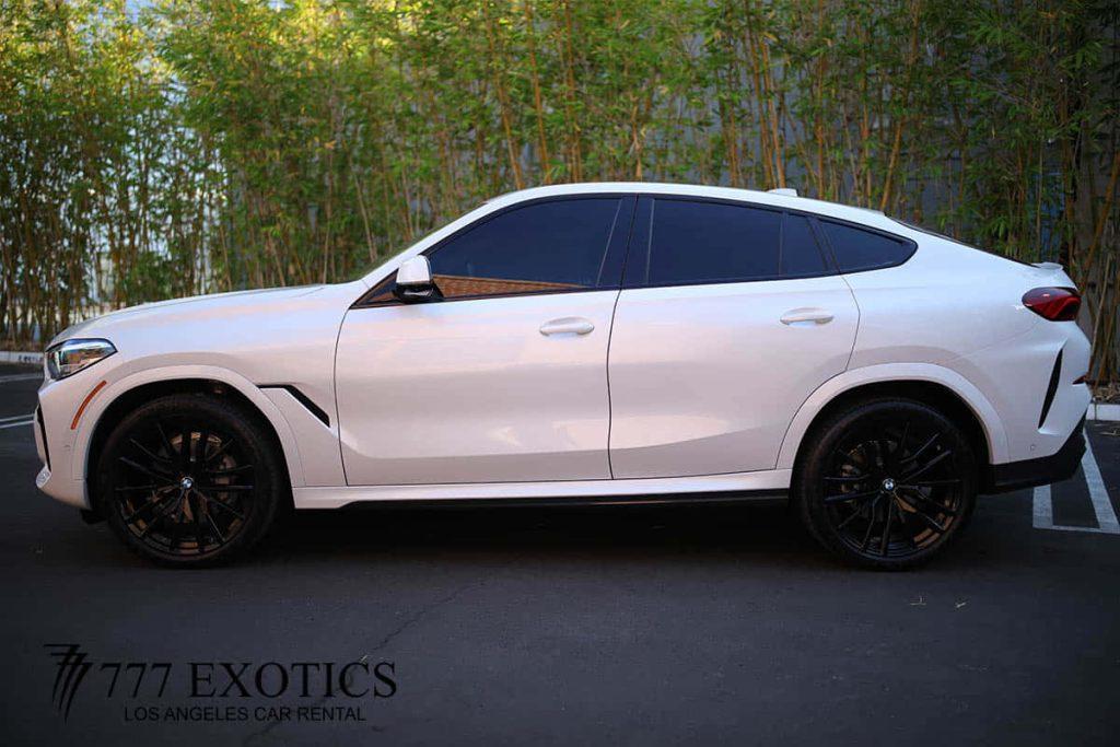 side view of bmw x6