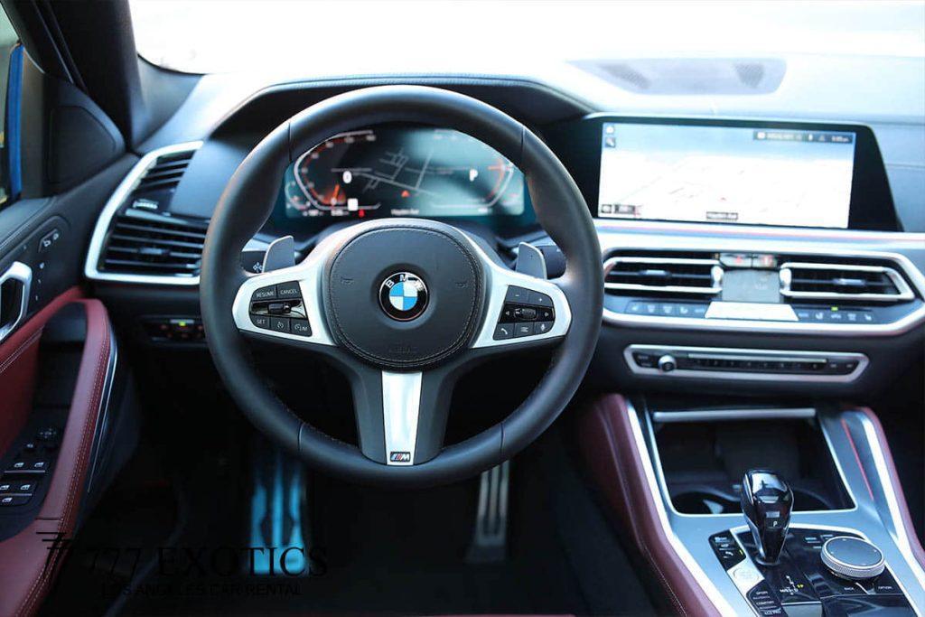 steering wheel of bmw x6