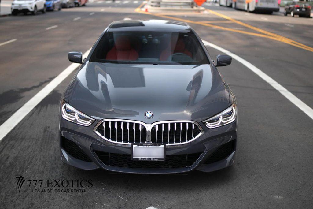 top front view of bmw 840i