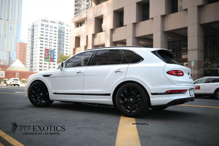 Bentley Bentayga Rental Los Angeles Rent a Bentley SUV