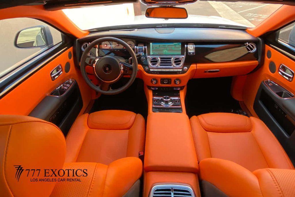 driver seat of rolls royce ghost