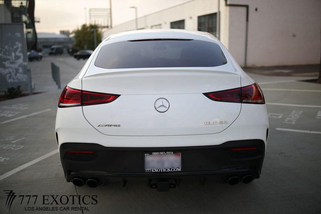 rear view of mercedes benz gle 53
