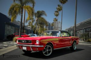 rent a classic ford mustang in la