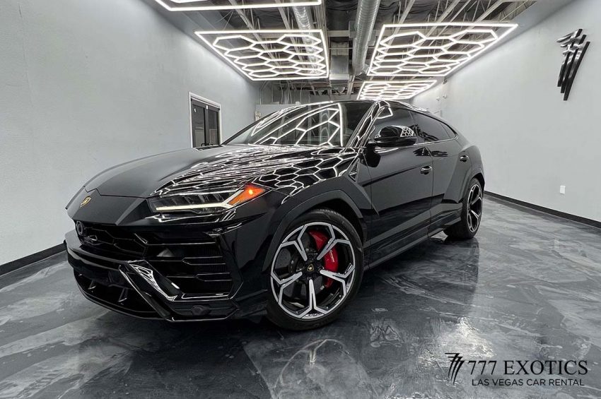 Black Urus Rental in LA Rent a Lambo Urus SUV