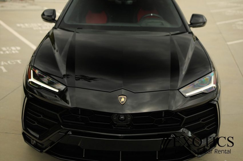 Black Urus Rental in LA Rent a Lambo Urus SUV