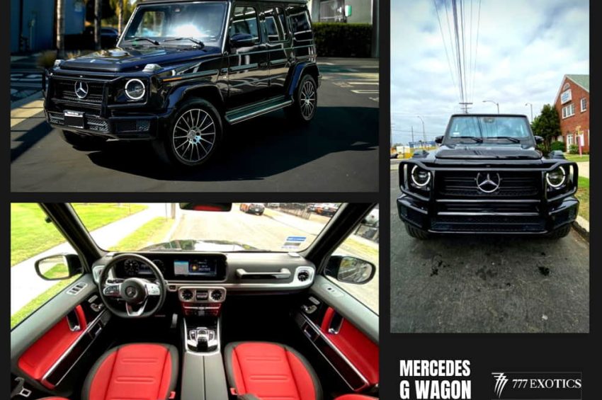 collage of black g wagon